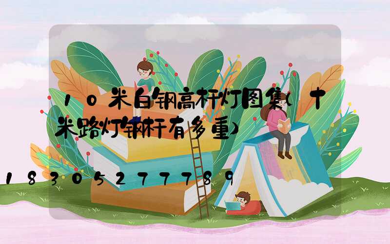 10米白钢高杆灯图集(十米路灯钢杆有多重)