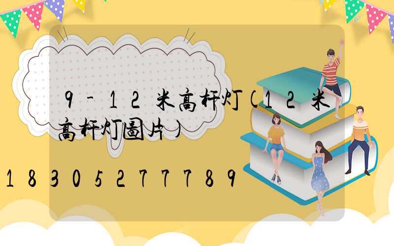 9-12米高杆灯(12米高杆灯图片)