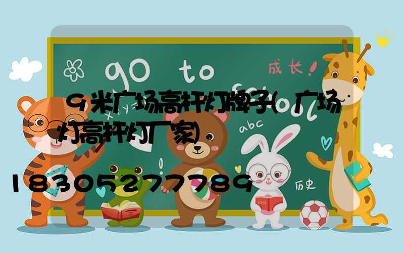 9米广场高杆灯牌子(广场灯高杆灯厂家)