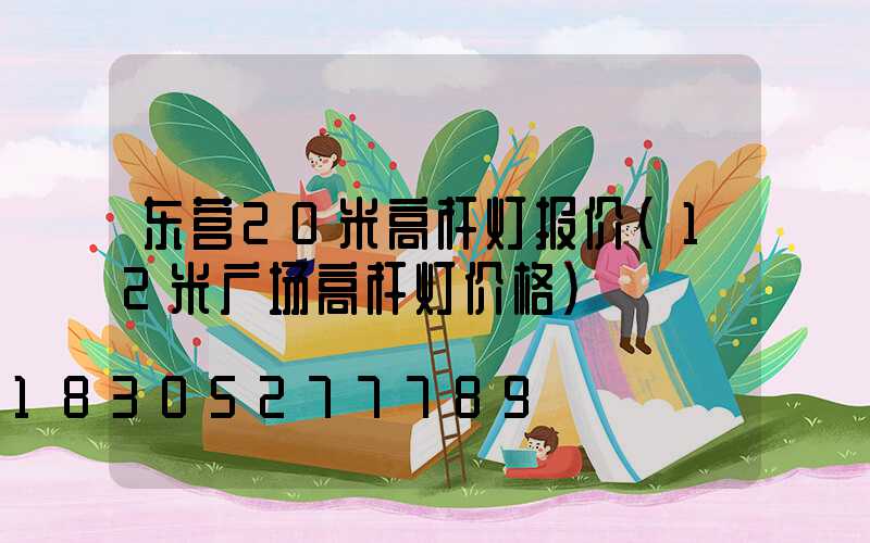 东营20米高杆灯报价(12米广场高杆灯价格)