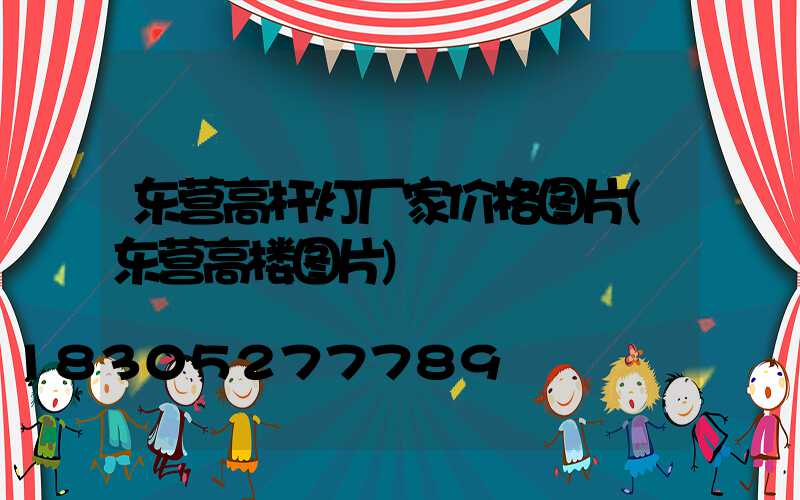 东营高杆灯厂家价格图片(东营高楼图片)