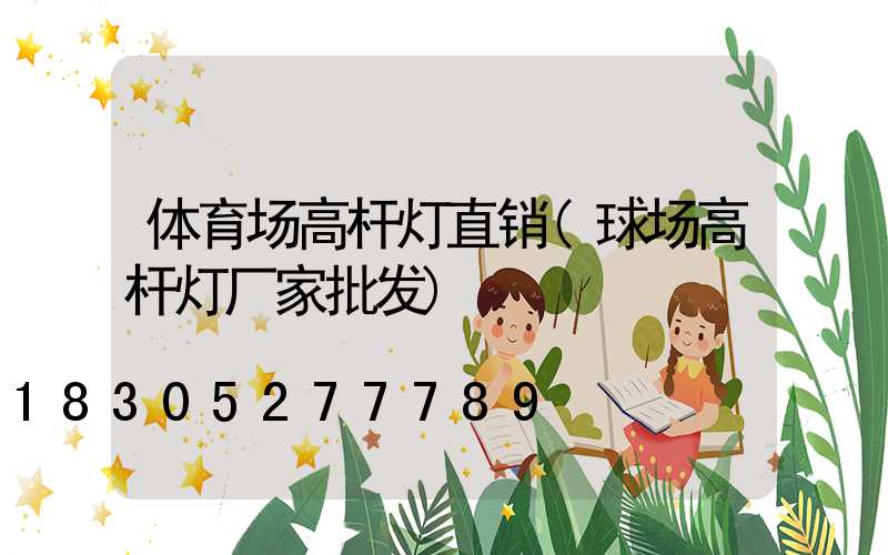 体育场高杆灯直销(球场高杆灯厂家批发)