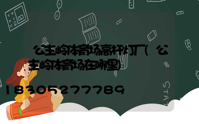 公主岭体育场高杆灯厂(公主岭体育场在哪里)