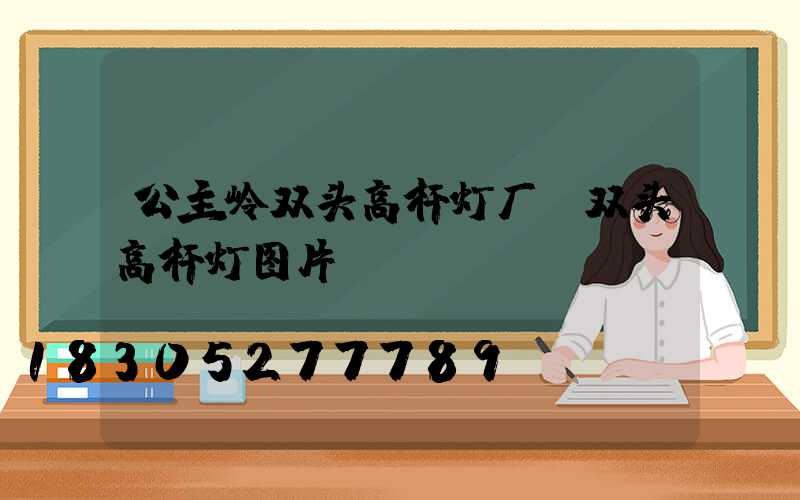 公主岭双头高杆灯厂(双头高杆灯图片)