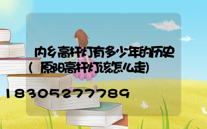 内乡高杆灯有多少年的历史(原阳高杆灯该怎么走)
