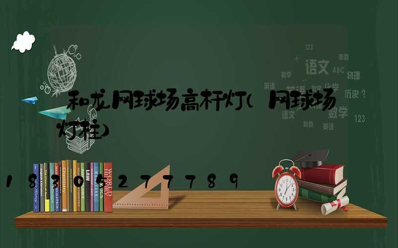 和龙网球场高杆灯(网球场灯柱)