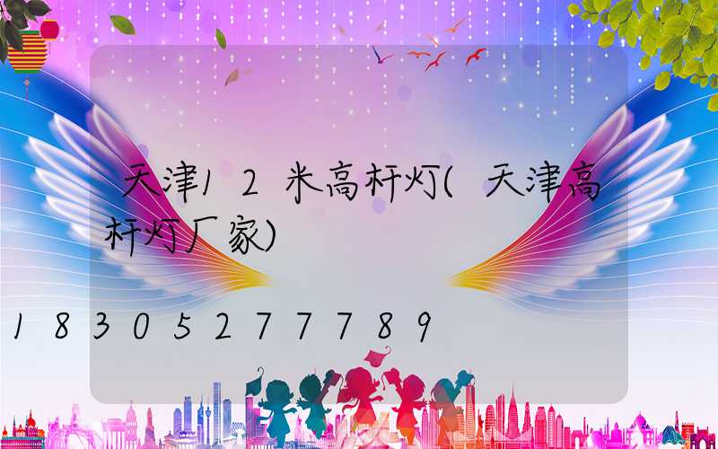 天津12米高杆灯(天津高杆灯厂家)