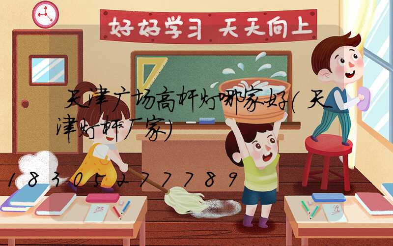 天津广场高杆灯哪家好(天津灯杆厂家)
