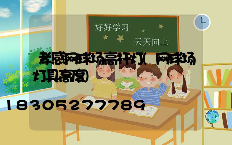 孝感网球场高杆灯(网球场灯具高度)
