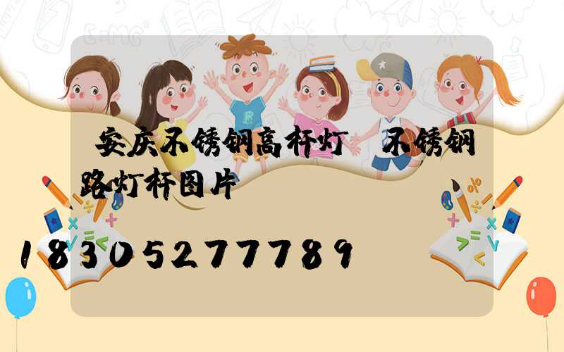 安庆不锈钢高杆灯(不锈钢路灯杆图片)
