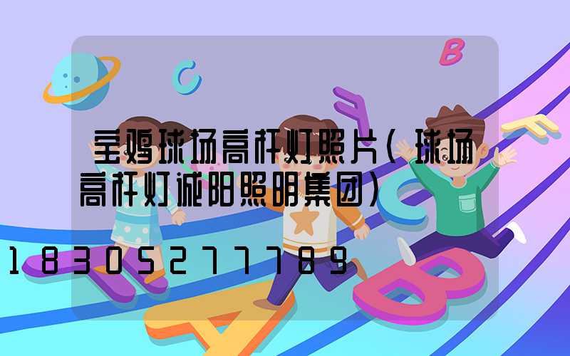 宝鸡球场高杆灯照片(球场高杆灯诚阳照明集团)