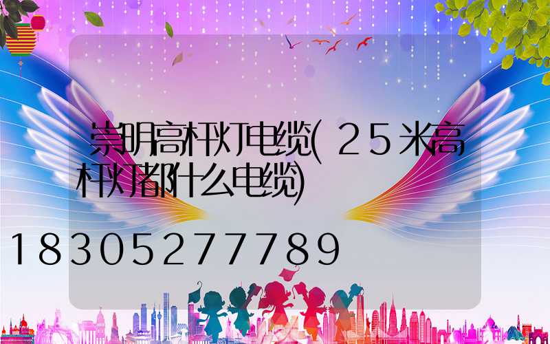 崇明高杆灯电缆(25米高杆灯都什么电缆)
