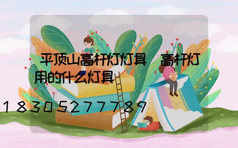 平顶山高杆灯灯具(高杆灯用的什么灯具)