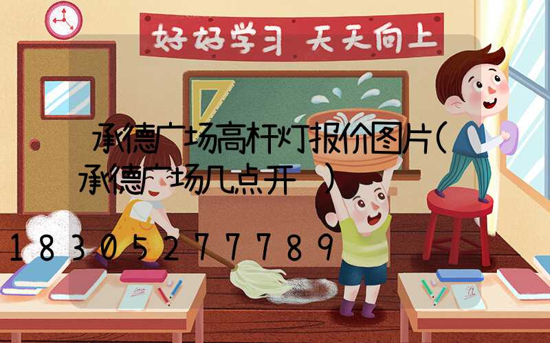 承德广场高杆灯报价图片(承德广场几点开门)