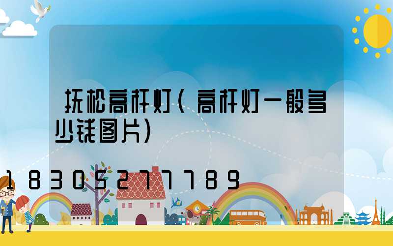 抚松高杆灯(高杆灯一般多少钱图片)