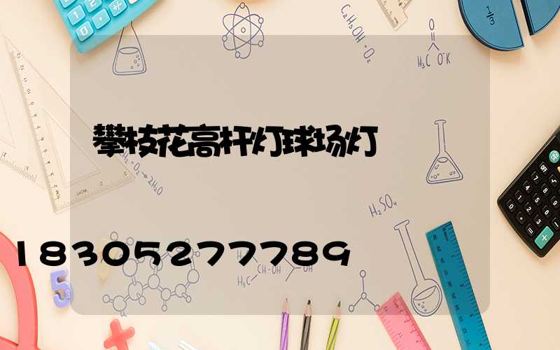 攀枝花高杆灯球场灯