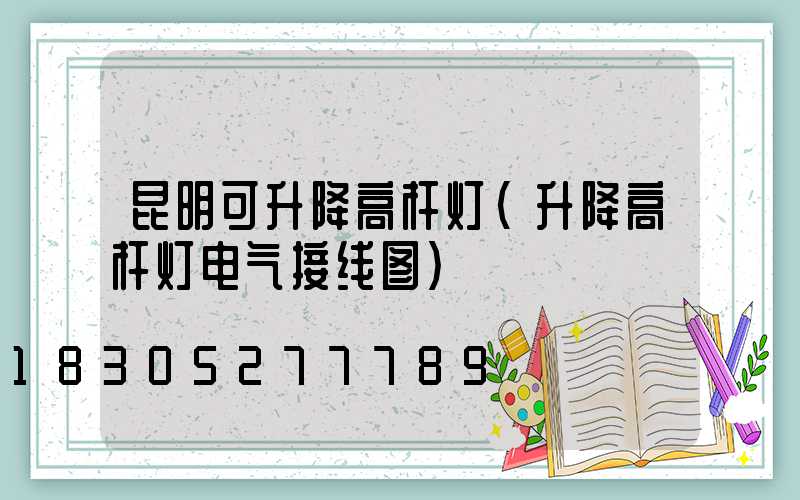 昆明可升降高杆灯(升降高杆灯电气接线图)