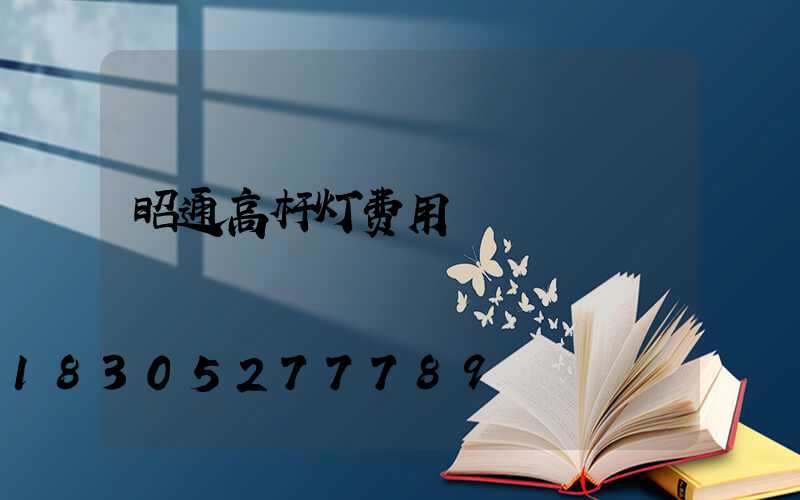 昭通高杆灯费用