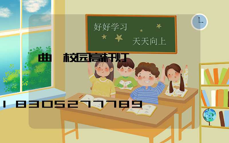 曲阜校园高杆灯