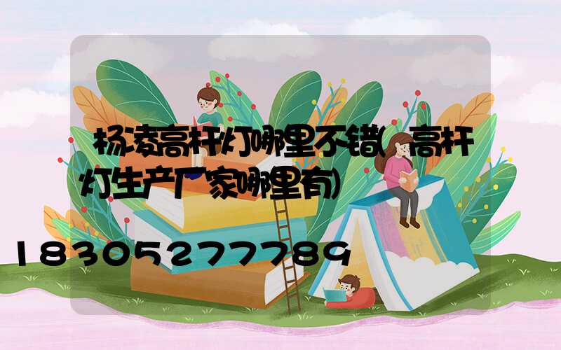 杨凌高杆灯哪里不错(高杆灯生产厂家哪里有)
