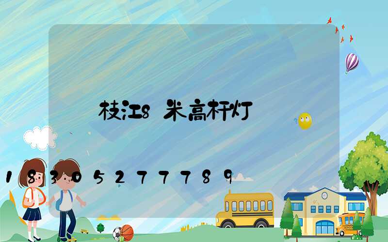 枝江8米高杆灯