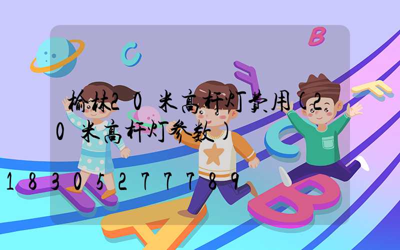 榆林20米高杆灯费用(20米高杆灯参数)