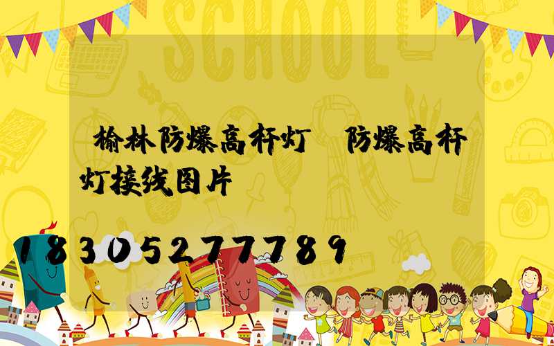 榆林防爆高杆灯(防爆高杆灯接线图片)