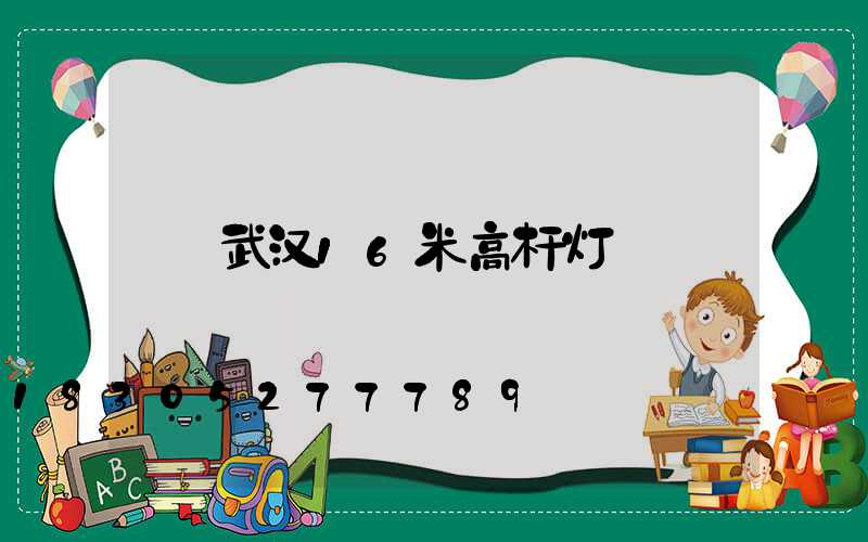 武汉16米高杆灯