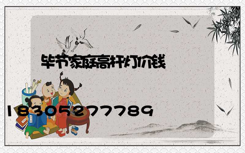 毕节家庭高杆灯价钱