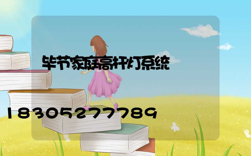 毕节家庭高杆灯系统