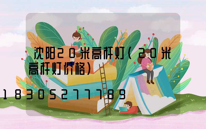 沈阳20米高杆灯(20米高杆灯价格)