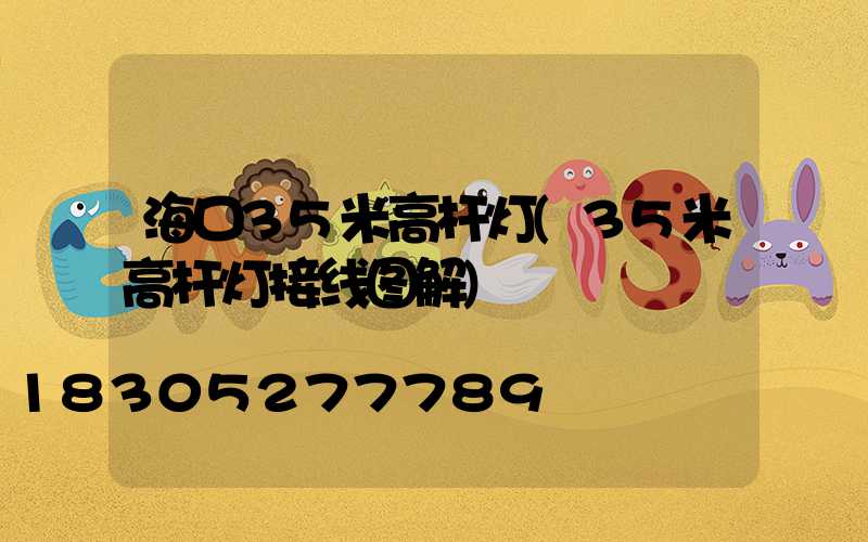 海口35米高杆灯(35米高杆灯接线图解)