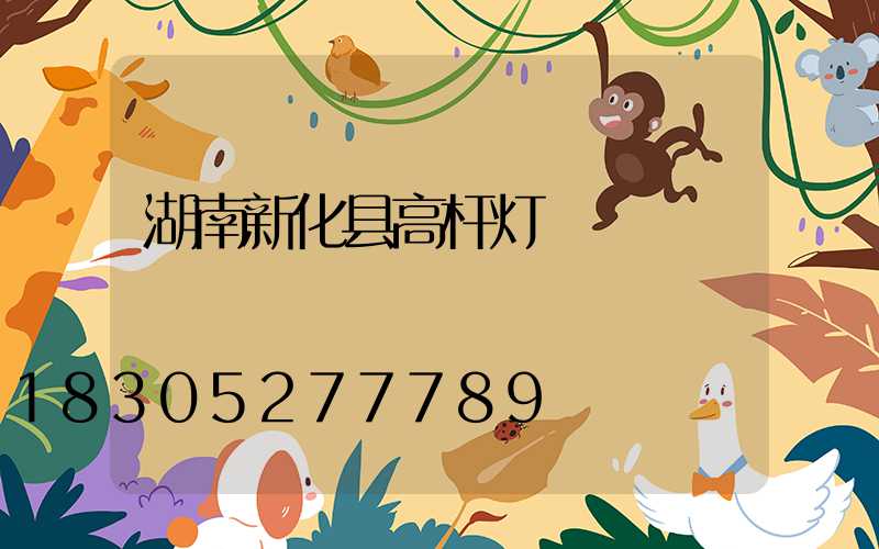 湖南新化县高杆灯