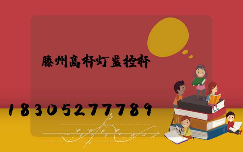滕州高杆灯监控杆