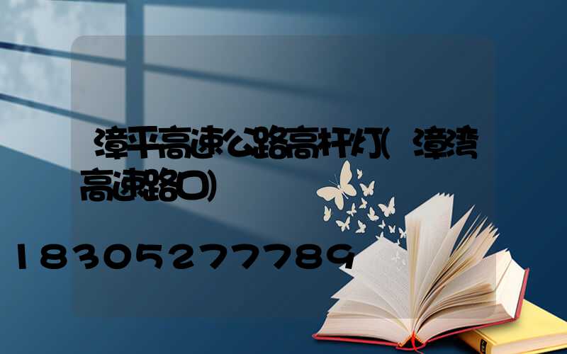 漳平高速公路高杆灯(漳湾高速路口)