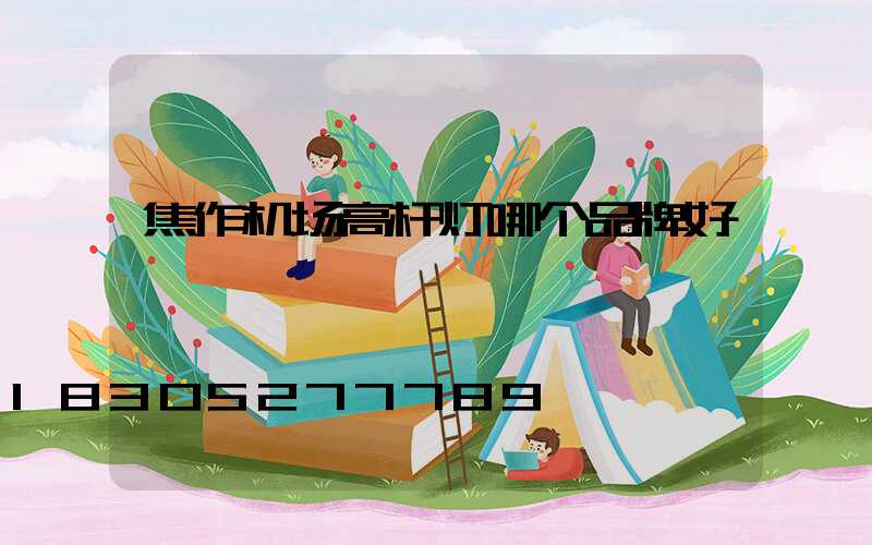 焦作机场高杆灯哪个品牌好