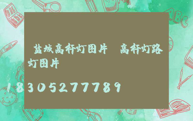 盐城高杆灯图片(高杆灯路灯图片)
