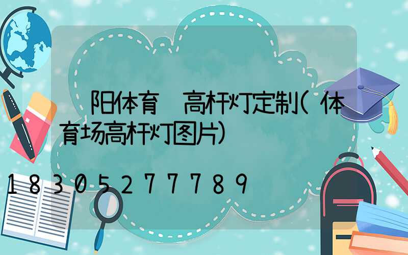 绵阳体育馆高杆灯定制(体育场高杆灯图片)