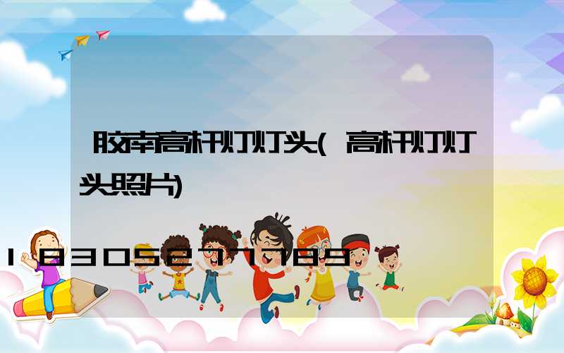 胶南高杆灯灯头(高杆灯灯头照片)