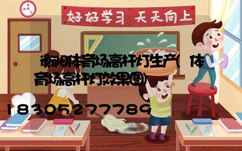 衡阳体育场高杆灯生产(体育场高杆灯效果图)