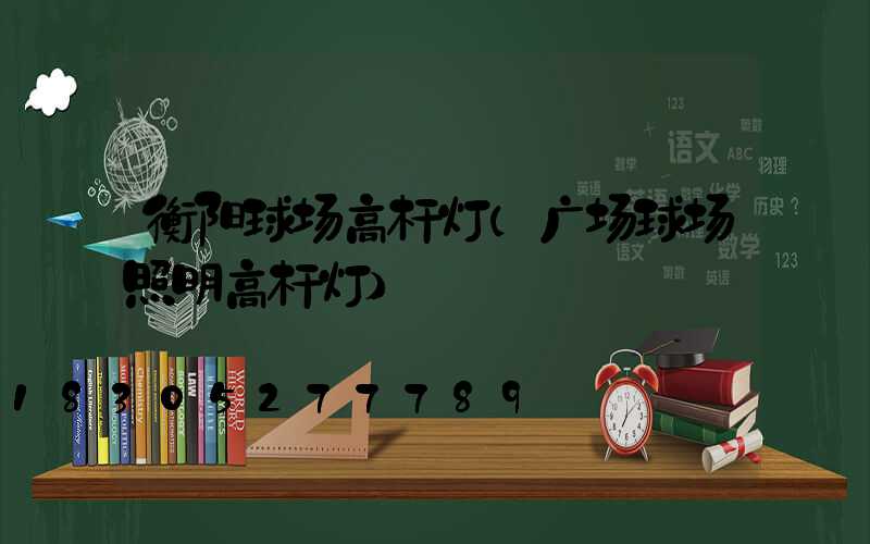 衡阳球场高杆灯(广场球场照明高杆灯)