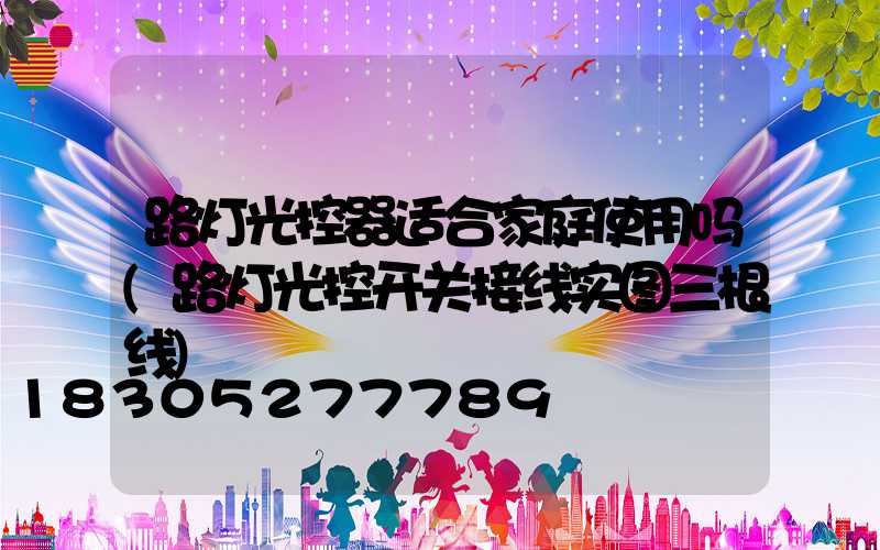 路灯光控器适合家庭使用吗(路灯光控开关接线实图三根线)