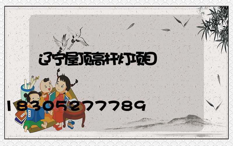 辽宁屋顶高杆灯项目