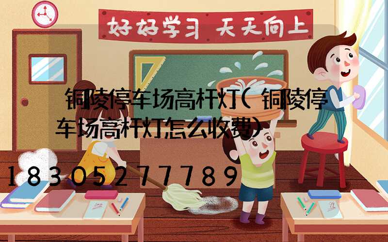 铜陵停车场高杆灯(铜陵停车场高杆灯怎么收费)
