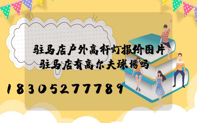 驻马店户外高杆灯报价图片(驻马店有高尔夫球场吗)