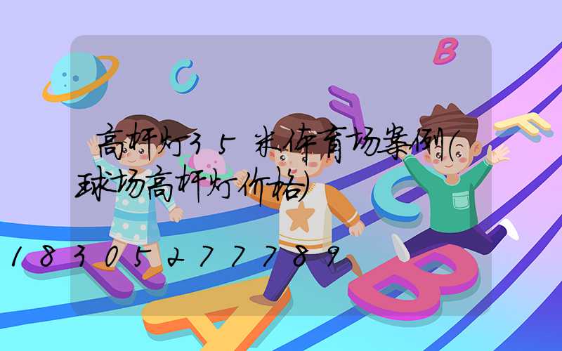 高杆灯35米体育场案例(球场高杆灯价格)