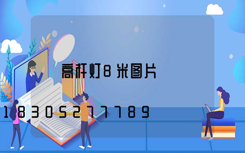 高杆灯8米图片