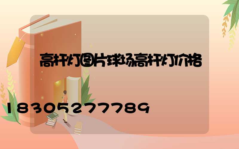 高杆灯图片球场高杆灯价格