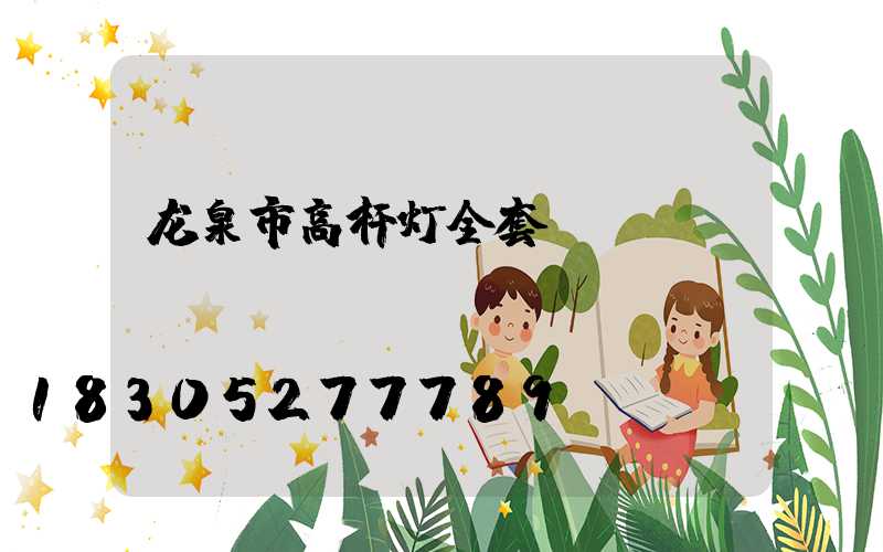 龙泉市高杆灯全套