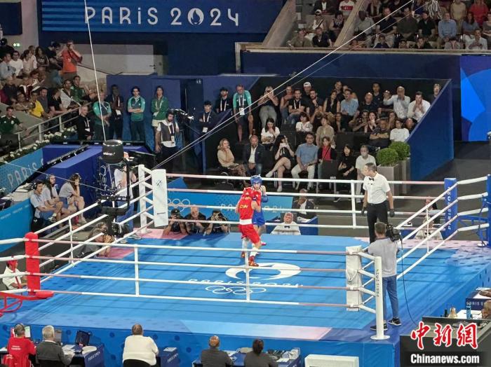 吴愉在巴黎奥运会女子50公斤级决赛击败卡基罗格